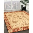 thumbnail image 2 of Ahgly Company Indoor Rectangle Abstract Chrome Gold Yellow Oriental Area Rugs, 4' x 6', 2 of 6