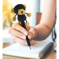thumbnail image 5 of DolliBu Black Bear Plush Pen - Cute & Soft Wild Life Stuffed Animal Ballpoint Novelty Pen Toy, Writing Pen Instrument for Cool Stationery School & Office Desk Decor Accessories for Kids & Adults, 5 of 7