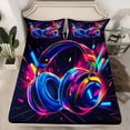 thumbnail image 2 of Castle Fairy Gamepads Headphones Queen Sheet Sets for Kids Teens,Video Game Bed Set, 2 of 7