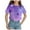 5-Purple, variant on ZTKWD Shirts for Boys Girls Kids Tops Short Sleeve Starry Sky Galaxy Print for Teens 6-16 Years