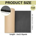 thumbnail image 2 of 78.7x11.8 Inch Adhesive EVA Foam Roll 6mm Thick Black Foam Sheet EVA Sponge Foam Rubber Sheet for Gap Filling Protective Pad Cosplay Costume Crafts DIY, 2 of 6