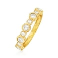 thumbnail image 3 of Ross-Simons 0.50 ct. t.w. Bezel-Set Diamond Ring in 14kt Yellow Gold, Women's, Adult, 3 of 5