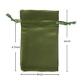 thumbnail image 3 of Bolsas de Regalo QIANF de Organza 20 piezas 10x15 cm Verde, 3 of 7