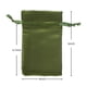 thumbnail image 3 of Bolsas de Regalo QIANF de Organza 20 piezas 10x15 cm Verde, 3 of 7