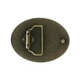 thumbnail image 2 of CTM Blank Oval Belt Buckle with Edge Detail, 2 of 3