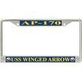 thumbnail image 1 of USS Winged Arrow AP-170 License Plate Frame, 1 of 1