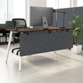 thumbnail image 3 of Bush Business Furniture 58W Desktop Privacy Screen in Cool Charcoal, 3 of 12