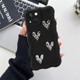thumbnail image 6 of Compatible with iPhone 13 6.1" 2021 Silicone 3D Love Heart Phone Case, Colors Love Heart Wavy Frame Full Protection for iPhone 13 Soft TPU Shockproof Phone Cover for Women Girls, 6 of 12