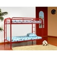 thumbnail image 4 of IN Room Furniture Designs Transitional Metal Twin/Twin Bunk Bed in Black, 4 of 7