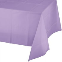 12 Count Bulk Pack Luscious Lavender Plastic Table Covers 54 inch x 108 inch