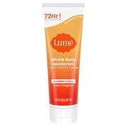 LUME LIFESTYLE Lume Deodorant For Underarms and Private Parts 3oz Tube (Clean Tangerine)