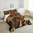 thumbnail image 4 of Groovy Flowers Quilt Twin Size, 70S Retro Floral Comforter Set 80S 90S Hippie Flower Bedding Set Vintage Boho Psychedelic Mushrooms Bedding Comforter Sets 2 Pieces With 1 Pillow Case, 4 of 5