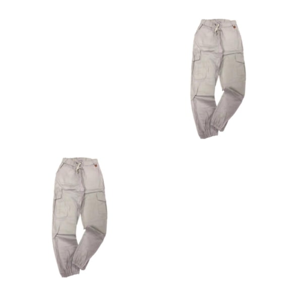 Pantalones de hombre Minnieouse Casual Gris blanco METRO