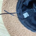 thumbnail image 6 of CoCopeaunts Plain Color Bucket Hat Women's Autumn Winter Lamb Hair Brim Thickened Warm Fisherman Hat Collapsible Compressible, 6 of 8
