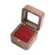 thumbnail image 5 of Caja de madera para anillos de boda, rústica, con tapa transparente, para cumpleaños Terciopelo rojo, 5 of 9