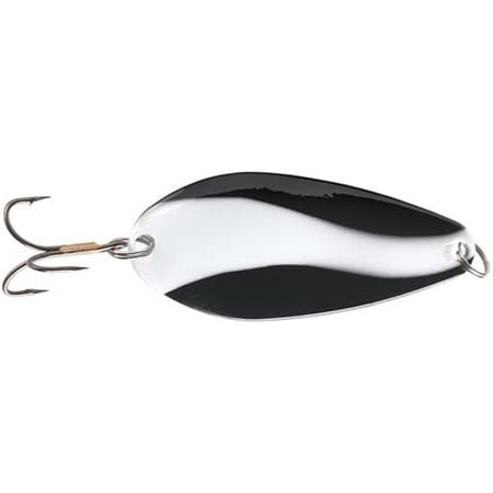 Blue Fox SSP2BW Strobe Tear Drop Spoon 1-3/4", 1/4 oz, Black White ...