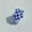 Blue, variant on Adjustable Resin Finger Ring Chessboard Finger Ring Geometric Fashion Ring-Blue
