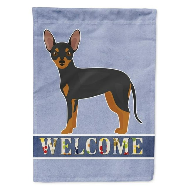 Carolines Treasures CK3672GF Ratter Prague Bienvenue Drapeau de Taille de Jardin