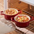 thumbnail image 4 of Mini Cocotte 12oz Ceramic Casserole Set - Oven, Microwave & Dishwasher Safe - Red - 4 Pieces, 4 of 8