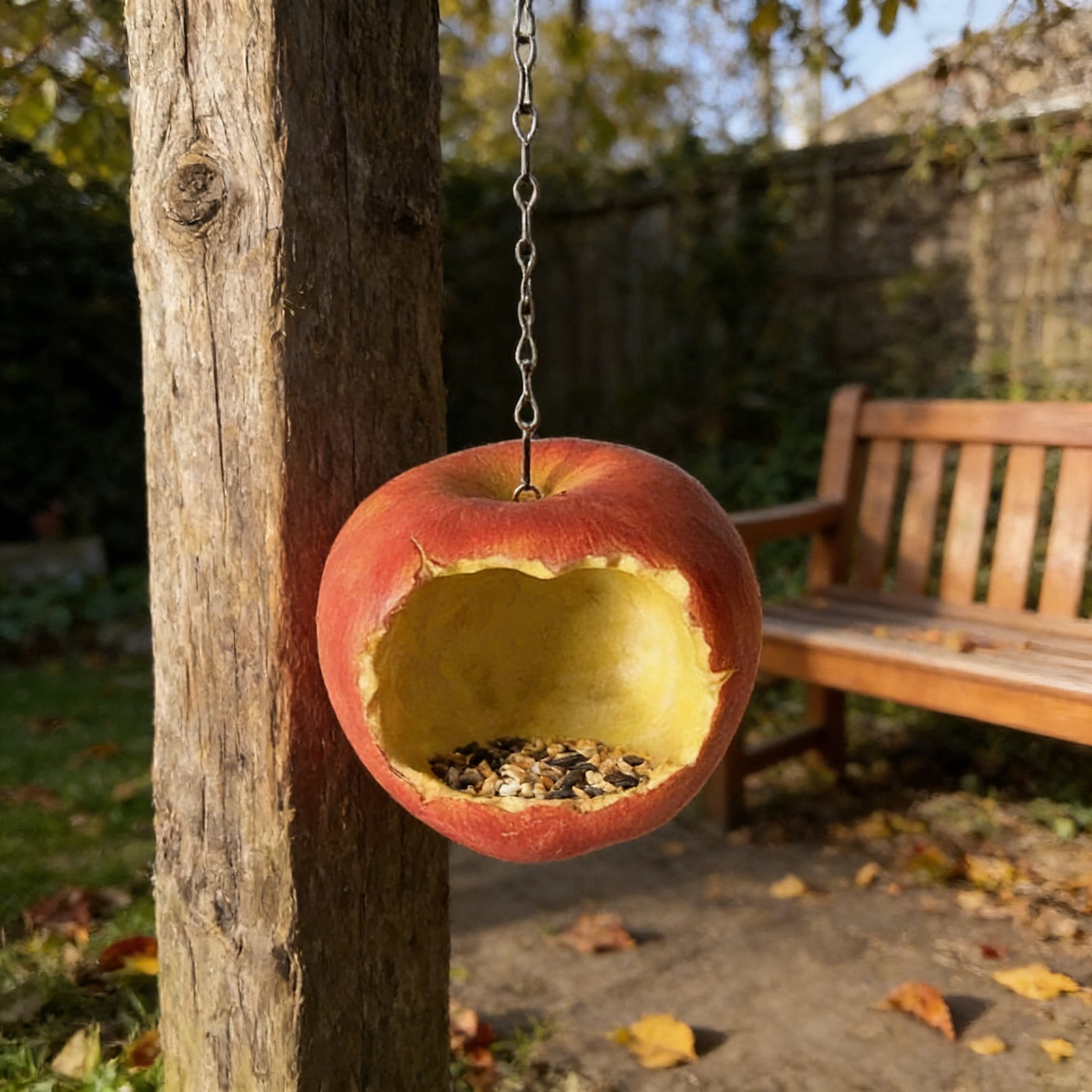 1Pc Bird Feeder, Unique Garden Decoration Outdoor, Hanging Wild Bird Feeding Station For Attracting Sparrows Finches, Easy To Clean & Fill, Perfect For Yard Patio Garden