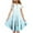 Light Blue M, variant on Bovxnpu Summer Toddler Girls Dresses, Kids Casual Dresses, Fashion Girls' Summer Short Sleeve Ruffled Pockets Round-Neck Printed Dress 6 Years