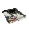 thumbnail image 5 of Wonder Woman Blanket, 50'x60' 75th Collage Woven Tapestry Cotton Blend Fringed Throw, 5 of 5