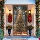 thumbnail image 5 of Linnome Santa Claus Pattern Christmas Door Cover 35x71 Inches, Festive Holiday Door Decoration for Home and Parties, 5 of 6
