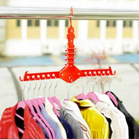 Multifunctional Folding Hanger for Clothes Belt Tie