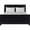 Black, variant on Camden Isle Caroline Platform Bed | Paneled Headboard | Queen, Black