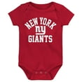 thumbnail image 4 of Newborn & Infant Royal/Red/Heather Gray New York Giants Three-Pack Eat, Sleep & Drool Retro Bodysuit Set, 4 of 4