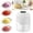 A, variant on Electric Garlic Chopper, 2026 New Mini Food Processor & Food Chopper for Kitchen, Portable Cordless Garlic Mincer with 2 Stainless Steel Blades, Small Vegetable Chopper for onion Salad (White)