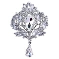 thumbnail image 2 of SmartBy Brooch Water Drop Rust-resistant Alloy Elegant Clothes Pin for Banquet, 2 of 7