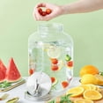 thumbnail image 4 of 3 Litre Glass Water Dispenser With Tap And Stainless Steel Spigot, 4 of 5