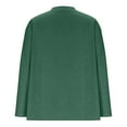 thumbnail image 6 of Stichou Women's Zipper Knitted Jacket Zip Up Sweaters Long Sleeve Casual Loose Outwear with Pockets Green 2XL, 6 of 7