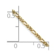 thumbnail image 2 of FJC Finejewelers 14 kt Yellow Gold Flat Figaro Pendant Chain 13 Inches x 1.25 mm, 2 of 7