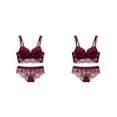 thumbnail image 3 of Minnieouse Conjunto de ropa interior de mujer Encaje Sexy Clásico Cómodo Sujetador Transpirable Amigable con la piel Sujetador push-up de moda Type1 NO1, 3 of 6