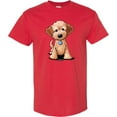 thumbnail image 3 of Inktastic Kiniart Mini Goldendoodle T-Shirt, 3 of 5