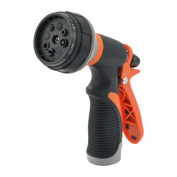 axGear Garden Hose Sprayer Nozzle 8 Adjustable Watering Patterns for Home Lawn Watering