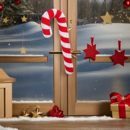 ELAYARD Festive Foam Candy Cane Ornaments Red Indoor Outdoor Decor