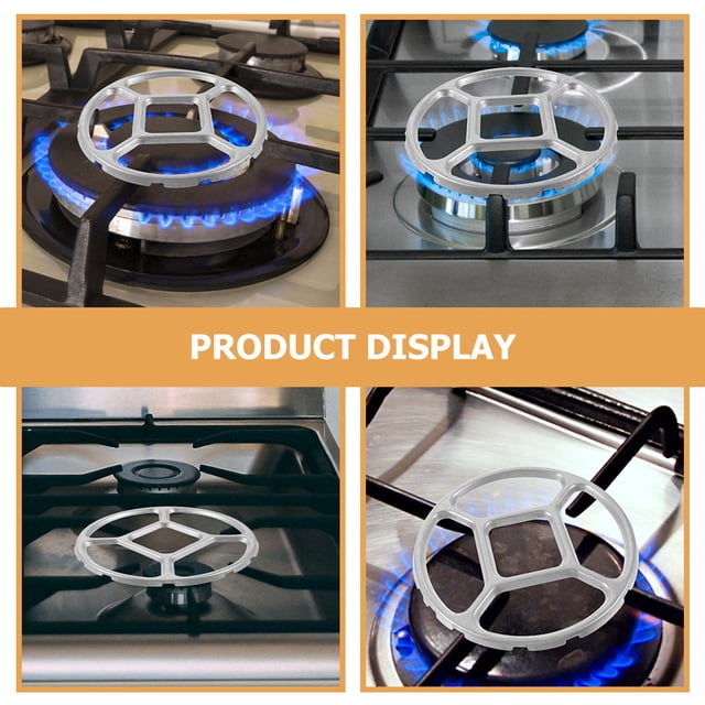 HEANUJJ 2Pcs Cooktop Holder Alloy Stove Rack Temperature Resistant Kitchen Tool for Home Kitchen Use