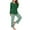 Army Green, variant on yievot Women's Pajama Set Soft Long Sleeve Top With Pants Striped Printed Loungewear Sleepwear Pajamas
