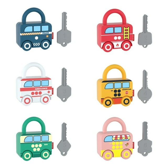 Learning Locks Game Toy Montessori Improve Intelligence for Kids Novelty Children Game Toys heqiyong LED