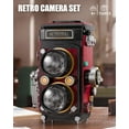 thumbnail image 2 of Retro Camera Building Blocks Sets with Lights, DIY Camera Building Toys with Twin-Lens Reflex Design, Unique Collectible for Home Decor,(719Pcs), 2 of 6
