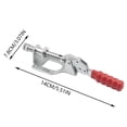 thumbnail image 4 of Adjustable Toggle Clamp, 136kg Holding Capacity 32 Stroke Slip Push Pull Action Horizontal Clamp Toggle Latch for Woodworking DYNWAVEMX Abrazadera de palanca, 4 of 5