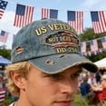 thumbnail image 3 of Veterans' Print Casual Cap Hand Embroidered Cap 250th Anniversary Of The Founding Of The United States Casual Cap., 3 of 5
