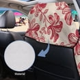 thumbnail image 5 of Garronmavis Red Floral Car Seat Towel Cover Multi-Functional Sweat Stain Protection with Storage Bag 1 PC Front Seat Breathable Stretchable Universal Fit for SUV Trucks Cars Sedan Van, 5 of 9