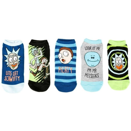 

Rick & Morty Schwifty No Show Socks 5-Pack