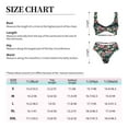 thumbnail image 6 of Daiia Green Tropical Leaves Women's Bikini Set Two Piece Swimsuit High Waisted Bikini Adjustable Straps Bikini Perfect for Beach, Pool, and Summer Vacation-XX-Large, 6 of 9