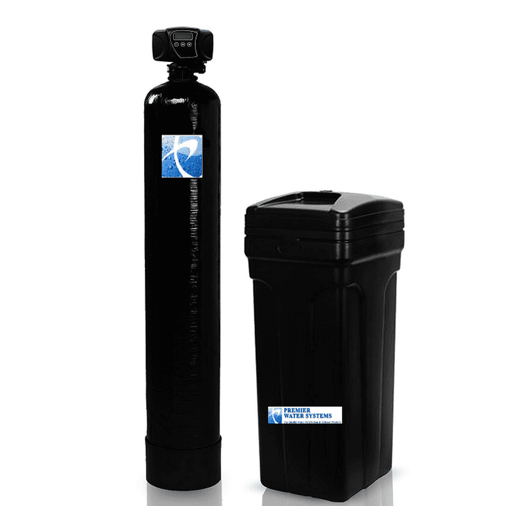 Whole House Water Softener 64,000 Grain, 12"x52" Tank, 2.0 Cubic Ft
