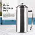 thumbnail image 4 of Cafetera French Press Frieling de doble pared, 1 litro, 4 of 8